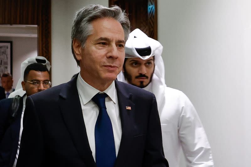 U.S. Secretary of State Blinken visits Qatar