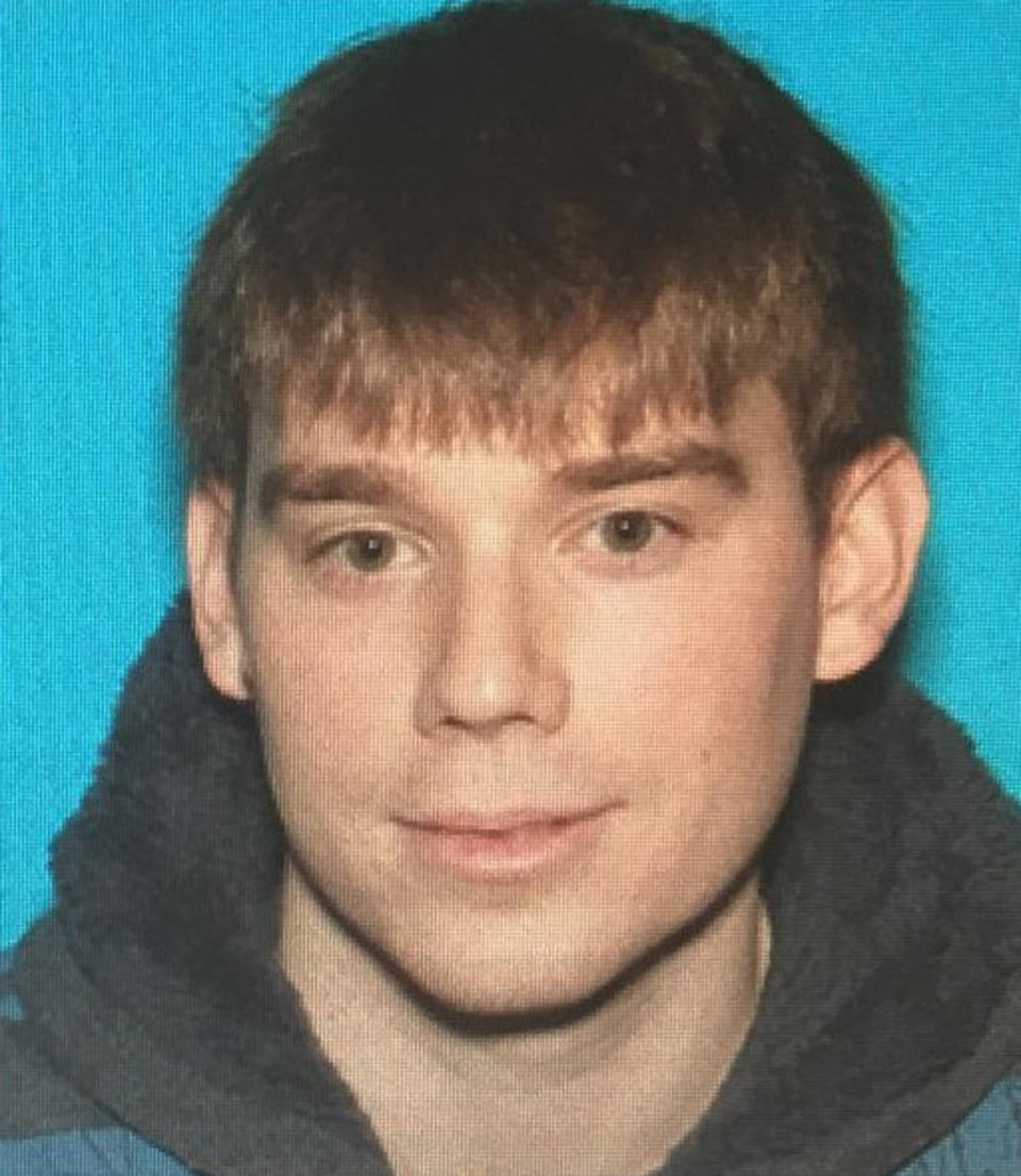 <p>This photo provided by Metro Nashville Police Department shows Travis Reinking, who police are searching for in connection with a fatal shooting at a Waffle House restaurant in the Antioch neighborhood of Nashville early Sunday, April 22, 2018. (Metro Nashville Police Department via AP) </p>