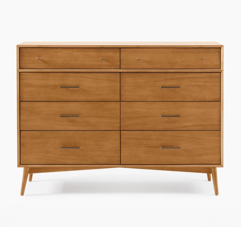 Mid-Century 8-Drawer Dresser