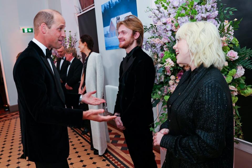 Billie Eilish says she didn’t really pay attention to protocol while meeting royal family at James Bond premiere (Getty Images)