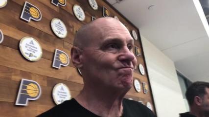 Rick Carlisle discusses the importance of rebounding against the Knicks.