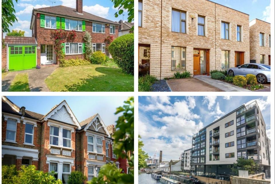 Homes across London for less than the average asking price of a home in the capital  (Fotojet)