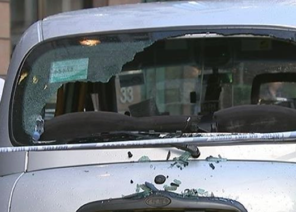 Taxi blown up after terror scare outside Gherkin