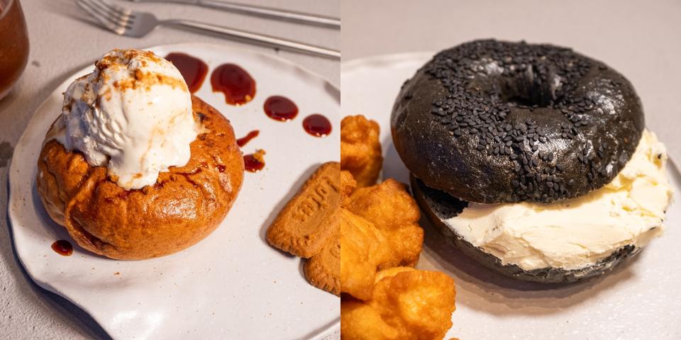 Lotus Biscoff Bagel、Charcoal Sesame Bagel（$58起）