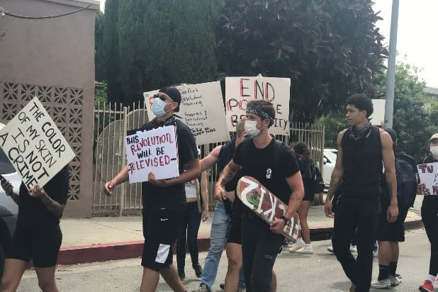 Hollywood protest