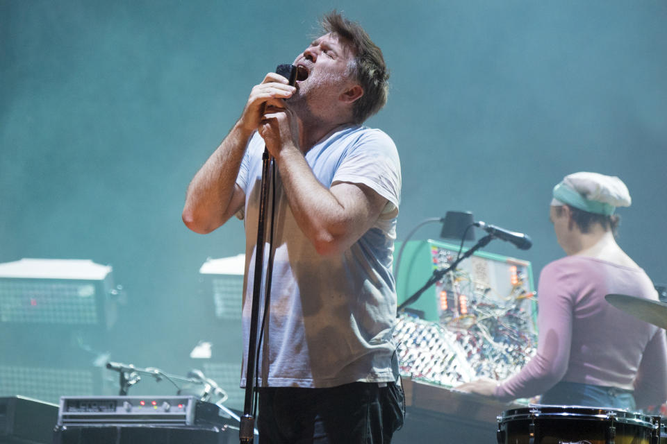 <p>James Murphy of LCD Soundsystem performs during the 2017 Voodoo Music + Arts Experience at City Park on October 27, 2017 in New Orleans, Louisiana.<br> (Photo by Erika Goldring/Getty Images) </p>