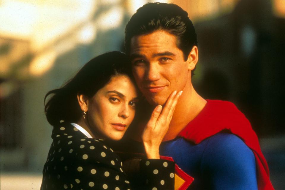 No Merchandising. Editorial Use Only. No Book Cover Usage.Mandatory Credit: Photo by Moviestore/REX/Shutterstock (1600434a)Lois And Clark: The New Adventures Of Superman , Teri Hatcher, Dean CainFilm and Television