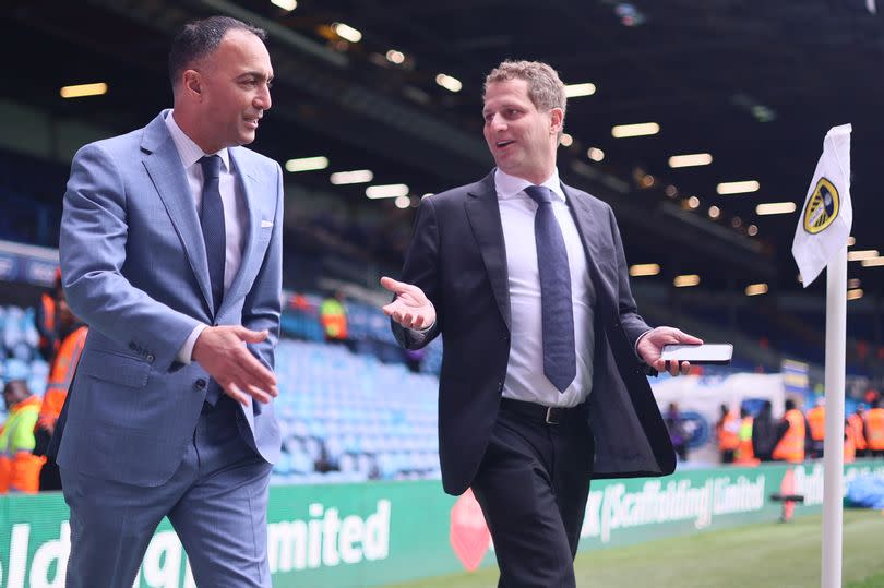 Paraag Marathe and Morrie Eisenberg are two of the key figures at Leeds United -Credit:MI News/NurPhoto via Getty Images