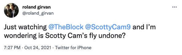 Tweet about Scott Cam