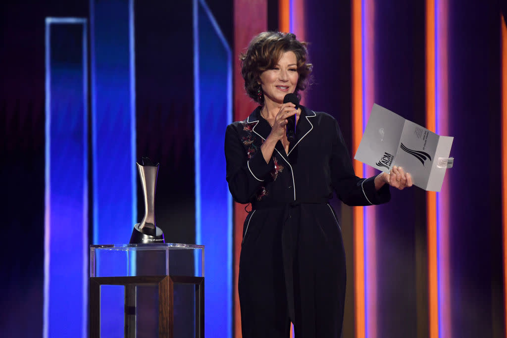 Amy Grant appears onstage at the 56th Academy of Country Music Awards at the Grand Ole Opry on April 18, 2021, in Nashville, Tenn. (Photo: Kevin Mazur/Getty Images for ACM)