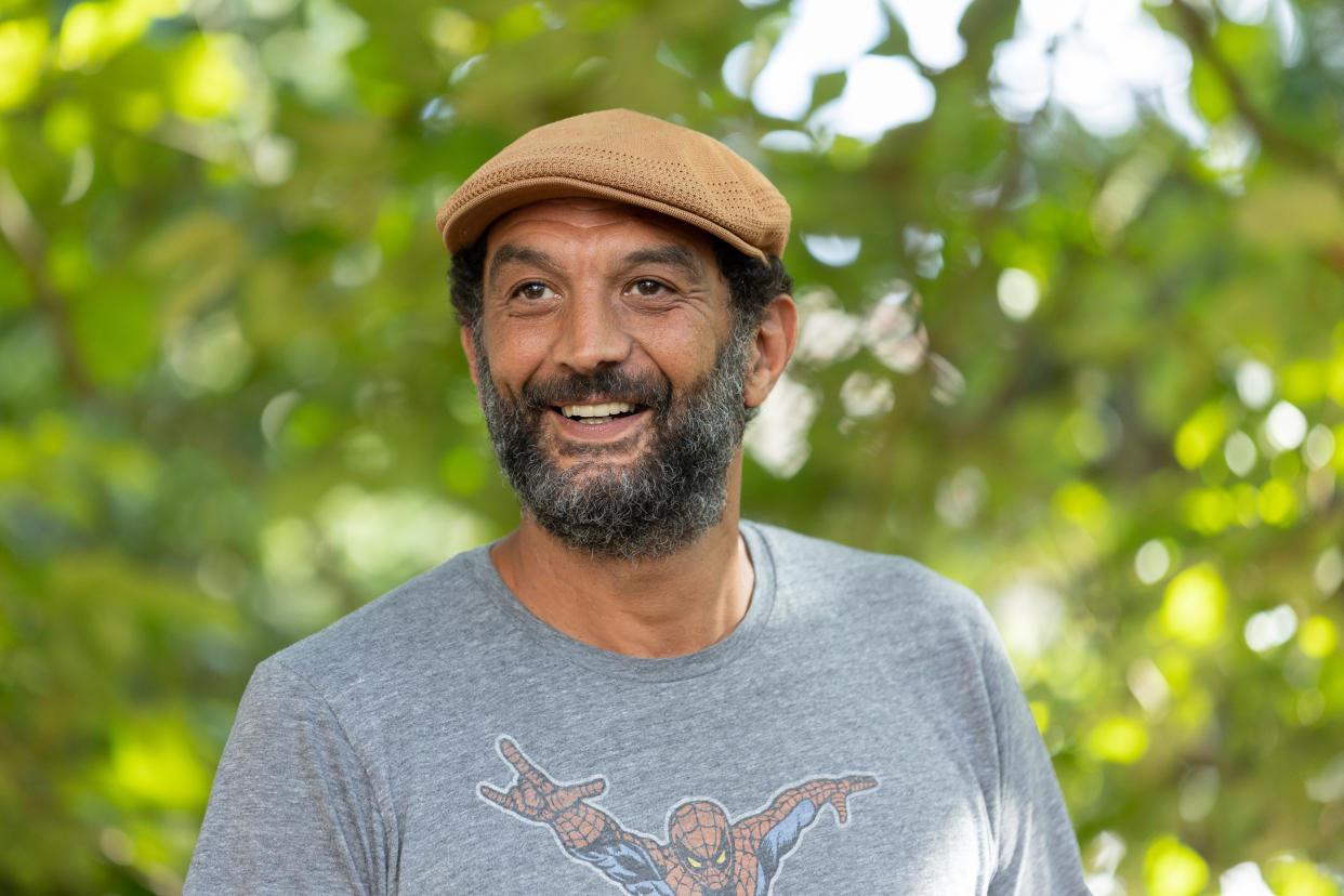 ANGOULEME, FRANCE - AUGUST 27: Actor Ramzy Bedia attends the 'Youssef Salem a du Succes' photocall during the 15th Angouleme French-Speaking Film Festival - Day Five on August 27, 2022 in Angouleme, France. (Photo by Marc Piasecki/Getty Images)