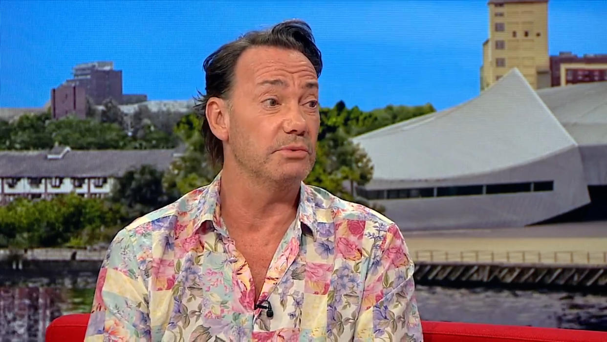 Craig Revel Horwood was taught to dance by being whacked with a cane. (BBC screengrab)