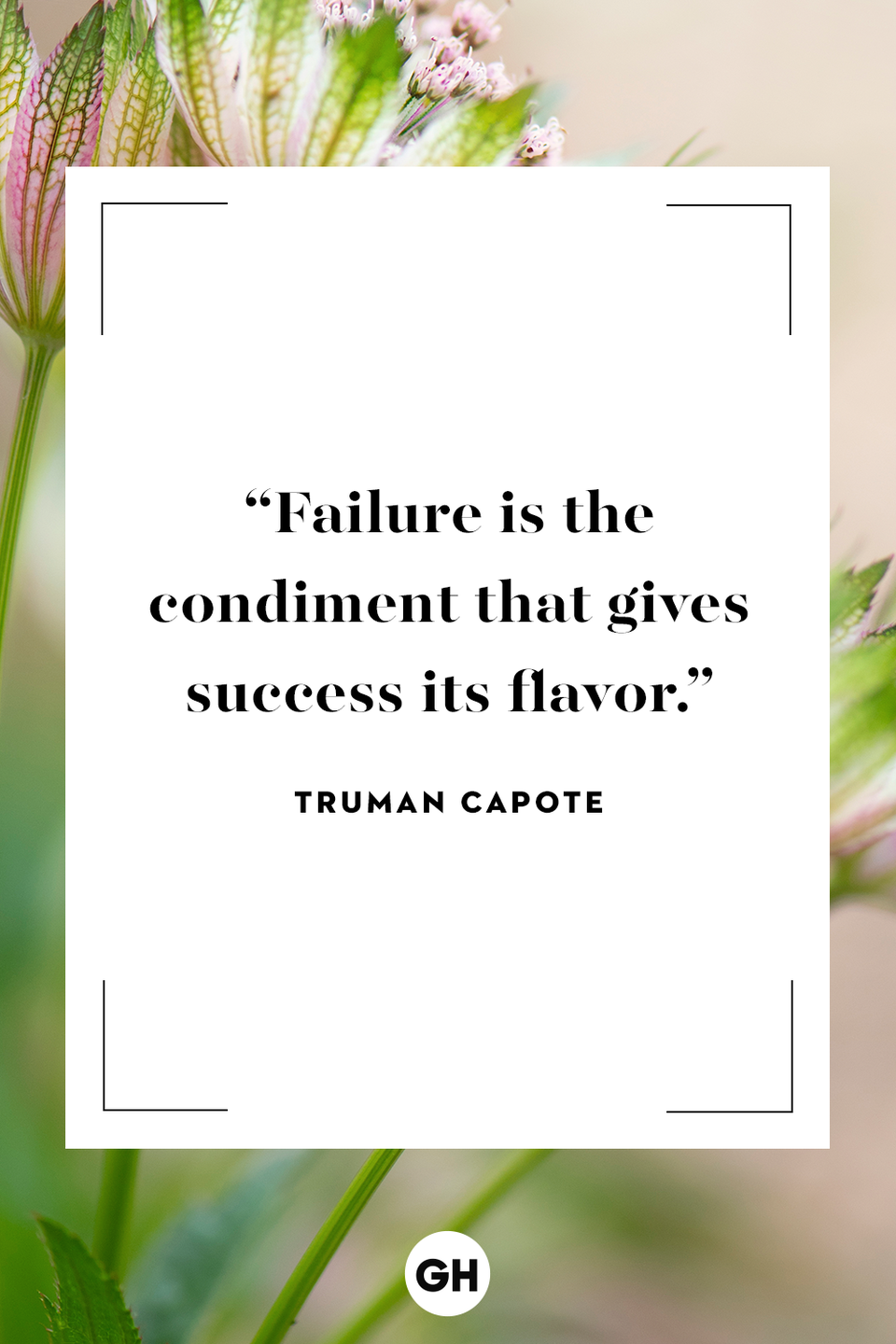 <p>Failure is the condiment that gives success its flavor.</p>