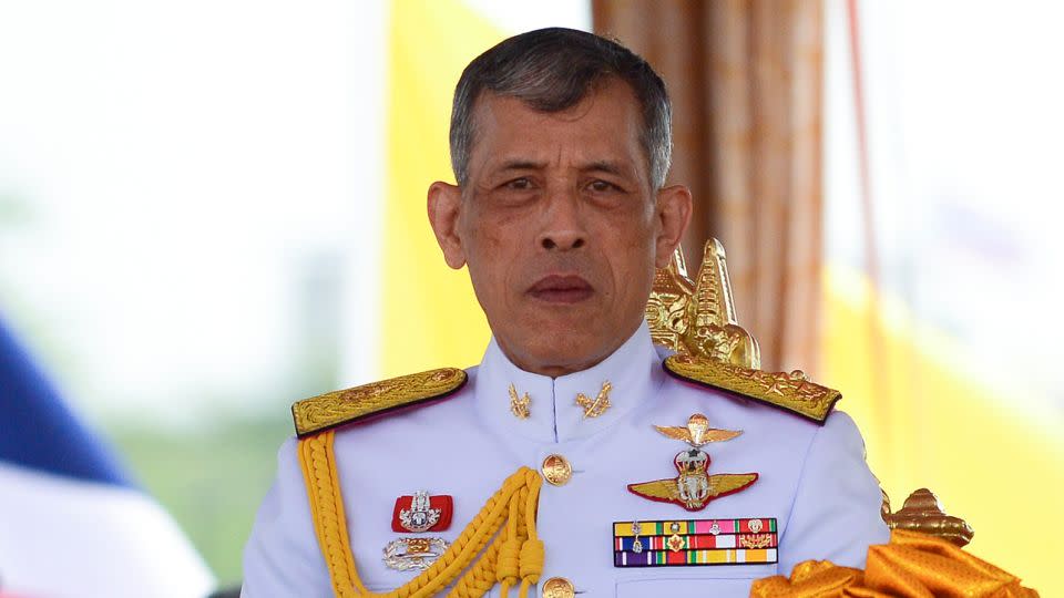 Thai King Maha Vajiralongkorn presides over the annual royal ploughing ceremony at the Sanam Luang park in Bangkok on May 9, 2019. - Anusak Laowilas/NurPhoto/Getty Images