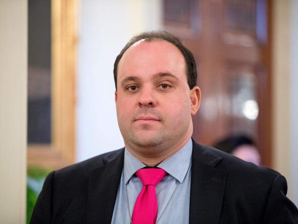 Boris Epshteyn, lawyer and former special assistant to Donald Trump, in the East Room of the White House.