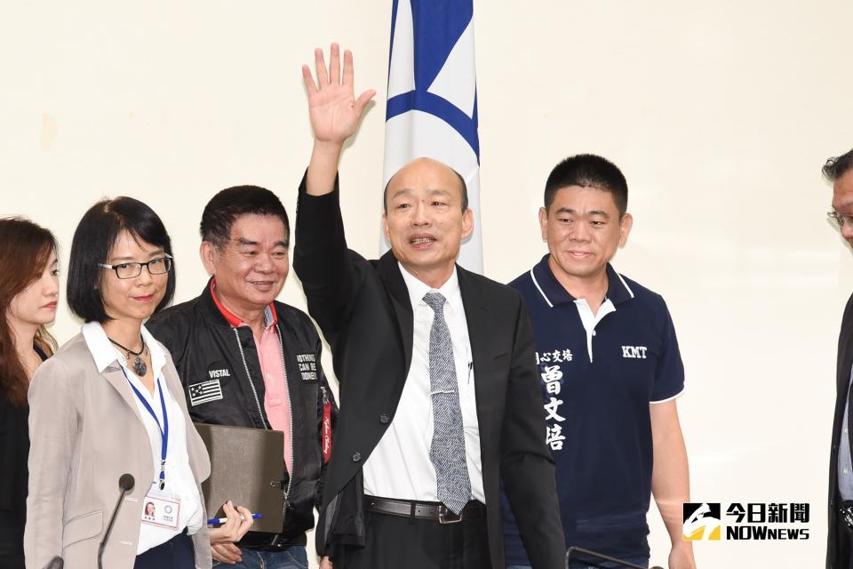 國民黨總統參選人韓國瑜。（圖／記者陳明安攝）