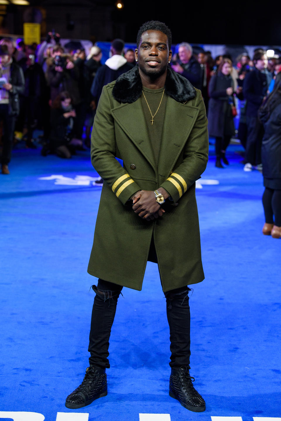 Marcel Somerville attends the "Blue Story" world premiere at Picturehouse Central on November 14, 2019 in London, England. (Photo by Joe Maher/Getty Images)