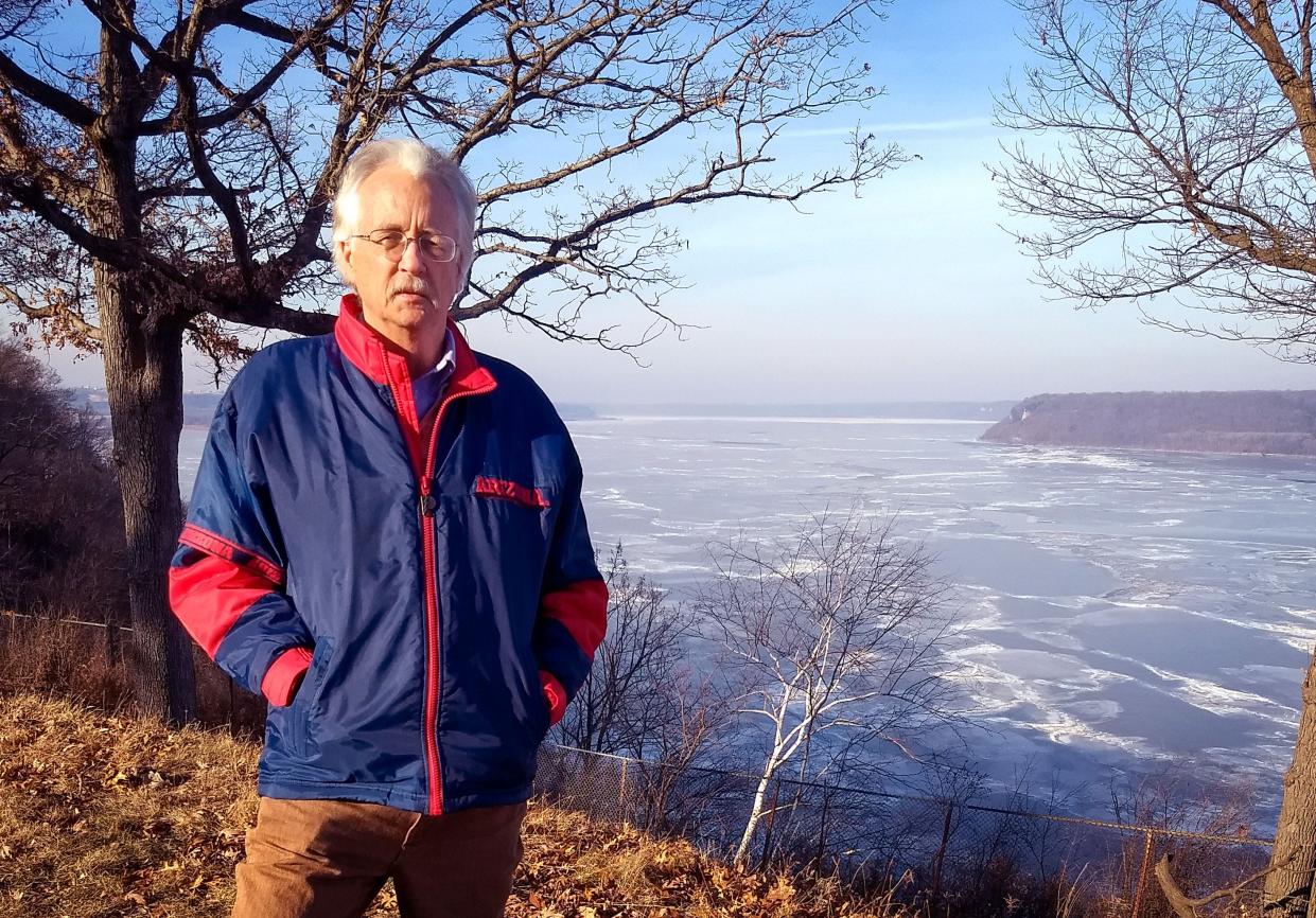 Bill Vahl, 71, seen here at Eagle Point Park in his hometown of Dubuque, is suing over alleged sexual abuse in his teens by an assistant scoutmaster. He's among hundreds of Iowa victims who would have seen a settlement with the Boy Scouts limited before Iowa changed its state law.