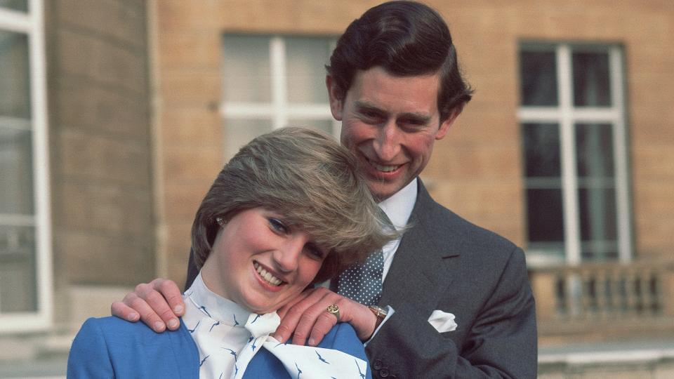 Prince Charles and Princess Diana confirm their engagement