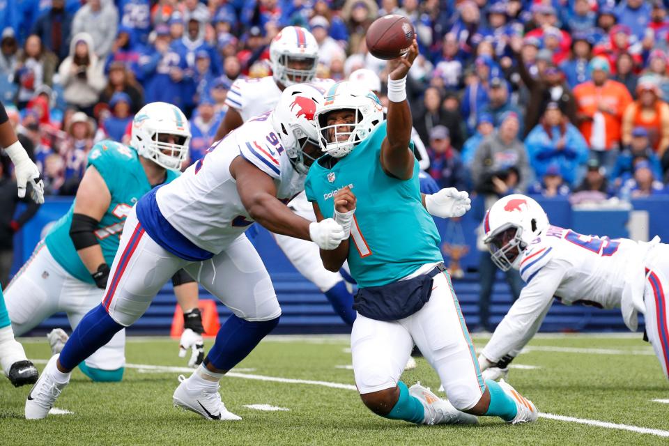 The Bills have dominated Tua Tagovailoa and the Dolphins in recent seasons.