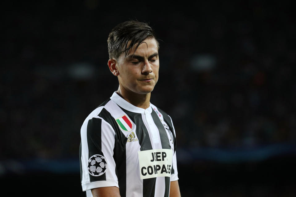 Paulo Dybala and Juventus have plenty of questions to ask of themselves after a comprehensive loss in Barcelona. (Reuters)