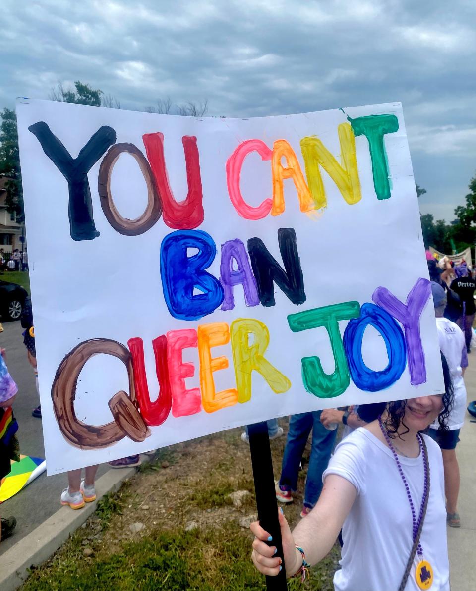 Rochester's 2023 Pride Parade stepped off at 1 p.m. Saturday, July 15, 2023, along Park Avenue. The event celebrates LGBTQ+ persons and culture and draws many thousands of persons annually.