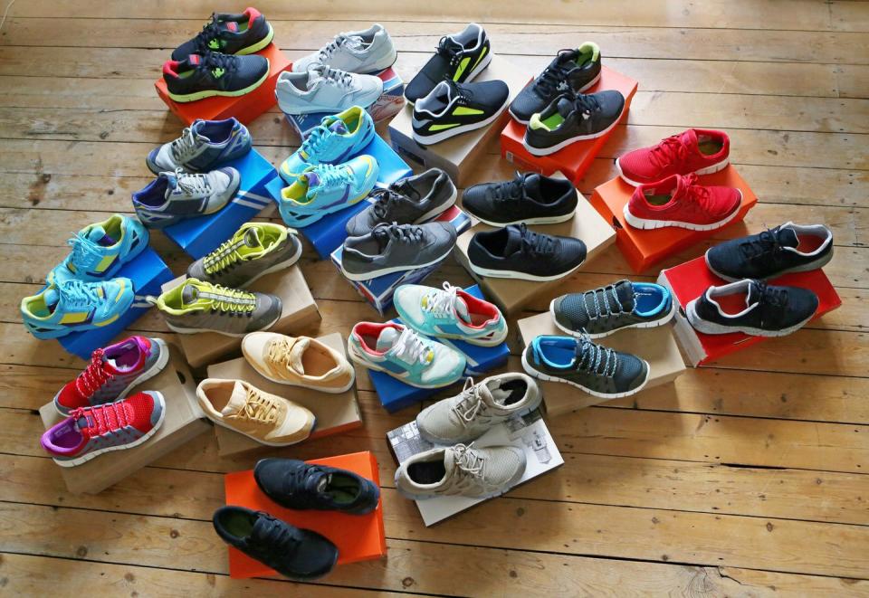 5.Own way too many shoes