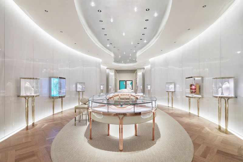 FILE PHOTO: Handout photo of the interior of the new Tiffany store in New York