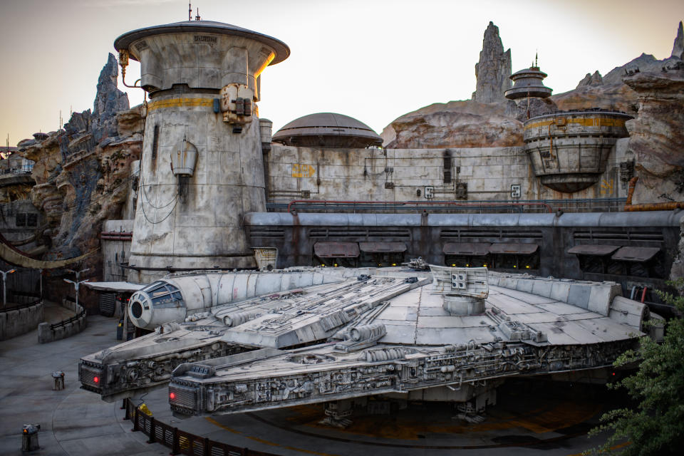 It's the ship that made the Kessel Run in less than twelve parsecs. (Photo: Richard Harbaugh/Disney Parks)