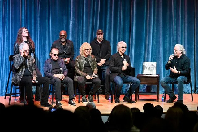 <p>Duane Prokop/Getty</p> Bon Jovi at the opening of the Bon Jovi: Forever exhibit at the Rock & Roll Hall of Fame and Museum on June 8, 2024 in Cleveland, Ohio