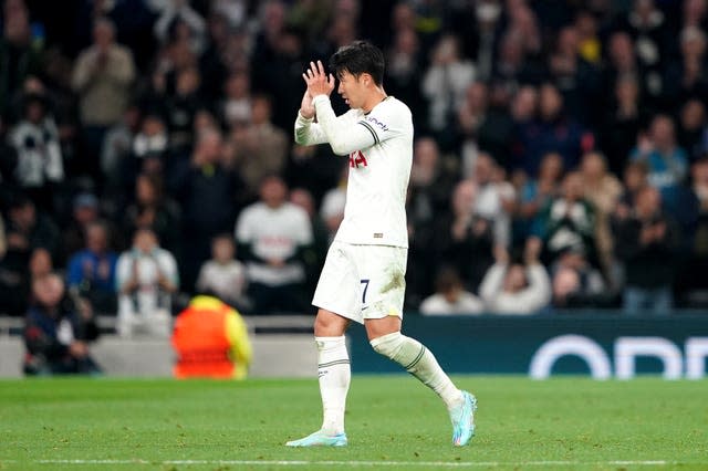 Son Heung-min scored twice as Spurs beat Frankfurt