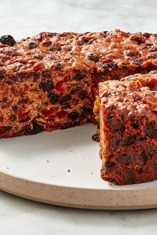 <p>Fruitcake? Sounds a bit old fashioned! It’s anything but – this is the future of Christmas cakes. By using heat, you don’t have to soak the fruit for days, plus cooking the mixture gives it a head-start, cutting down the baking time and making crazy cake tin prep redundant.</p><p>Get the <a href="https://www.delish.com/uk/cooking/recipes/a29220516/aperol-christmas-cake/" rel="nofollow noopener" target="_blank" data-ylk="slk:Aperol Christmas Cake;elm:context_link;itc:0;sec:content-canvas" class="link ">Aperol Christmas Cake</a> recipe.</p>