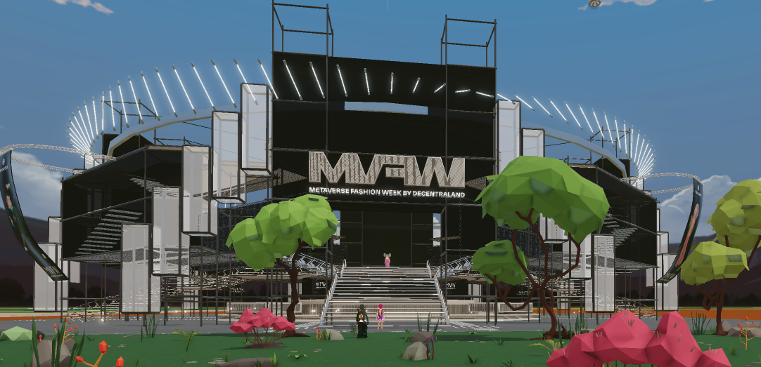 A look at the arena at Decentraland, one of several venues lined up for MVFW.