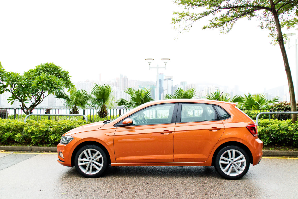 Hong Kong, China July 23, 2018 : Volkswagen Polo 2018 Test Drive Day July 23 2018 in Hong Kong.