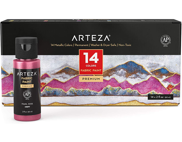 Arteza Best Fabric Paint on Amazon