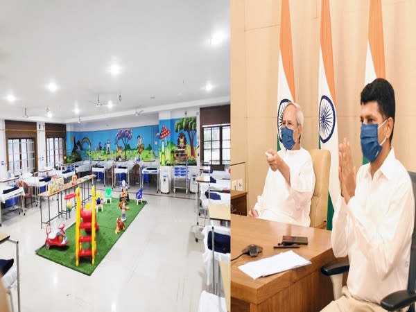 Odisha Chief Minister Naveen Patnaik inaugurates 200-bed COVID Hospital at Bhawanipatna.