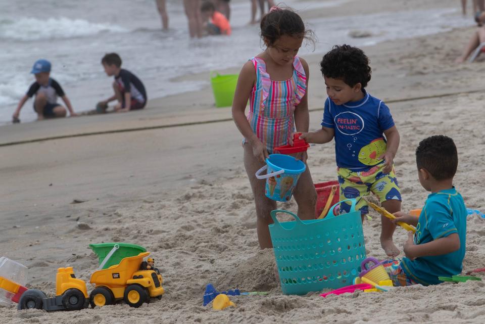 Asbury Park: Day at the Beach. Beach-goers return as the  July 4th crowds start to arrive on June 29, 2023. 