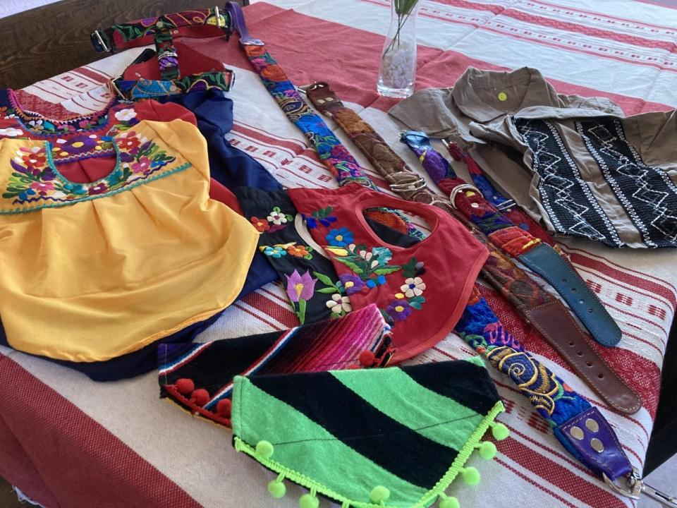 Alejandra Marquez sells attire with a Mexican flair for dogs.