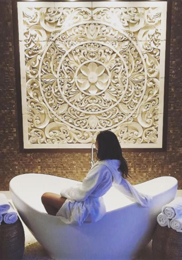 The on-site spa. Photo: Instagram