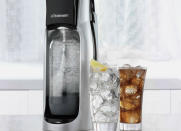 <body> <p>Turn tap water into your favorite carbonated beverage with the SodaStream Fountain Jet Home Soda Maker. The company also offers more than 60 flavors to choose from that feature healthier ingredients and contain no high-fructose corn syrup or aspartame. Wonderful for the whole family, this gift adds a fun and frothy element to any <a rel="nofollow noopener" href=" http://www.bobvila.com/slideshow/8-new-things-you-can-do-with-old-board-games-48318?bv=yahoo" target="_blank" data-ylk="slk:game night;elm:context_link;itc:0;sec:content-canvas" class="link ">game night</a> or gathering. <em>Available on <a rel="nofollow noopener" href=" http://www.amazon.com/SodaStream-Fountain-Maker-Starter-Cherry/dp/B00EPEALUQ/?_encoding=UTF8&camp=1789&creative=9325&linkCode=ur2&tag=bovi01-20&linkId=MFFGYYNVWAGUAXDE" target="_blank" data-ylk="slk:Amazon;elm:context_link;itc:0;sec:content-canvas" class="link ">Amazon</a>; $70.</em> </p> <p><strong>Related: <a rel="nofollow noopener" href=" http://www.bobvila.com/slideshow/meet-the-next-generation-of-high-tech-kitchen-appliances-48628?bv=yahoo" target="_blank" data-ylk="slk:Meet the Next Generation of High-Tech Kitchen Appliances;elm:context_link;itc:0;sec:content-canvas" class="link ">Meet the Next Generation of High-Tech Kitchen Appliances</a> </strong> </p> </body>