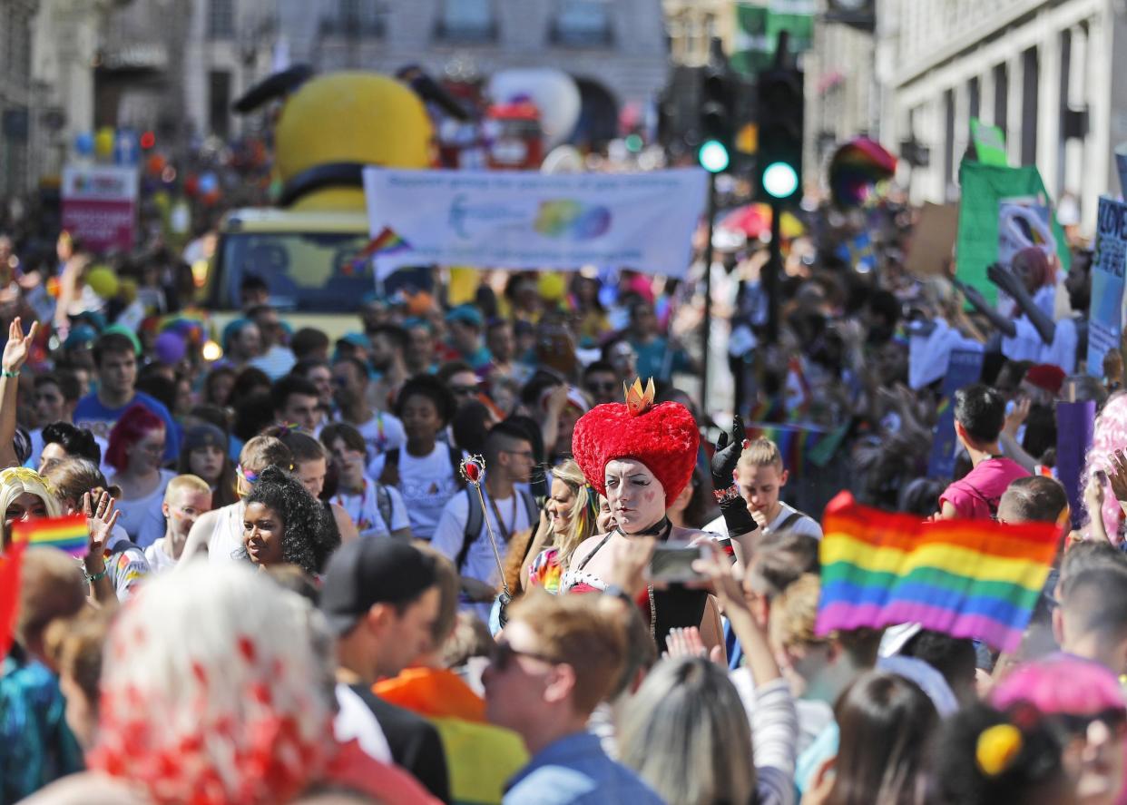 Survey launched on Sunday asks LGBT+ people what policies they think will improve their lives: AP