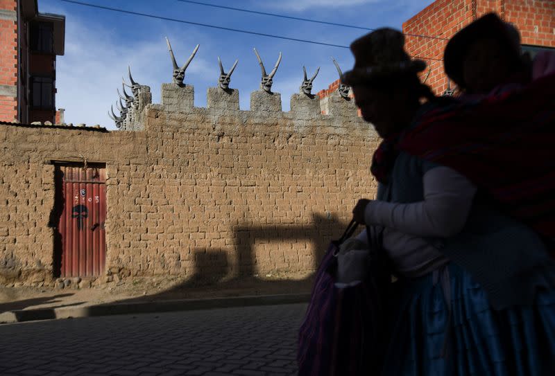 Bolivian house with devil sculptures spooks highland city