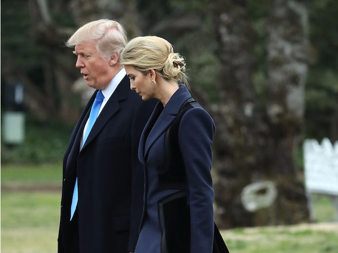 Donald and Ivanka Trump