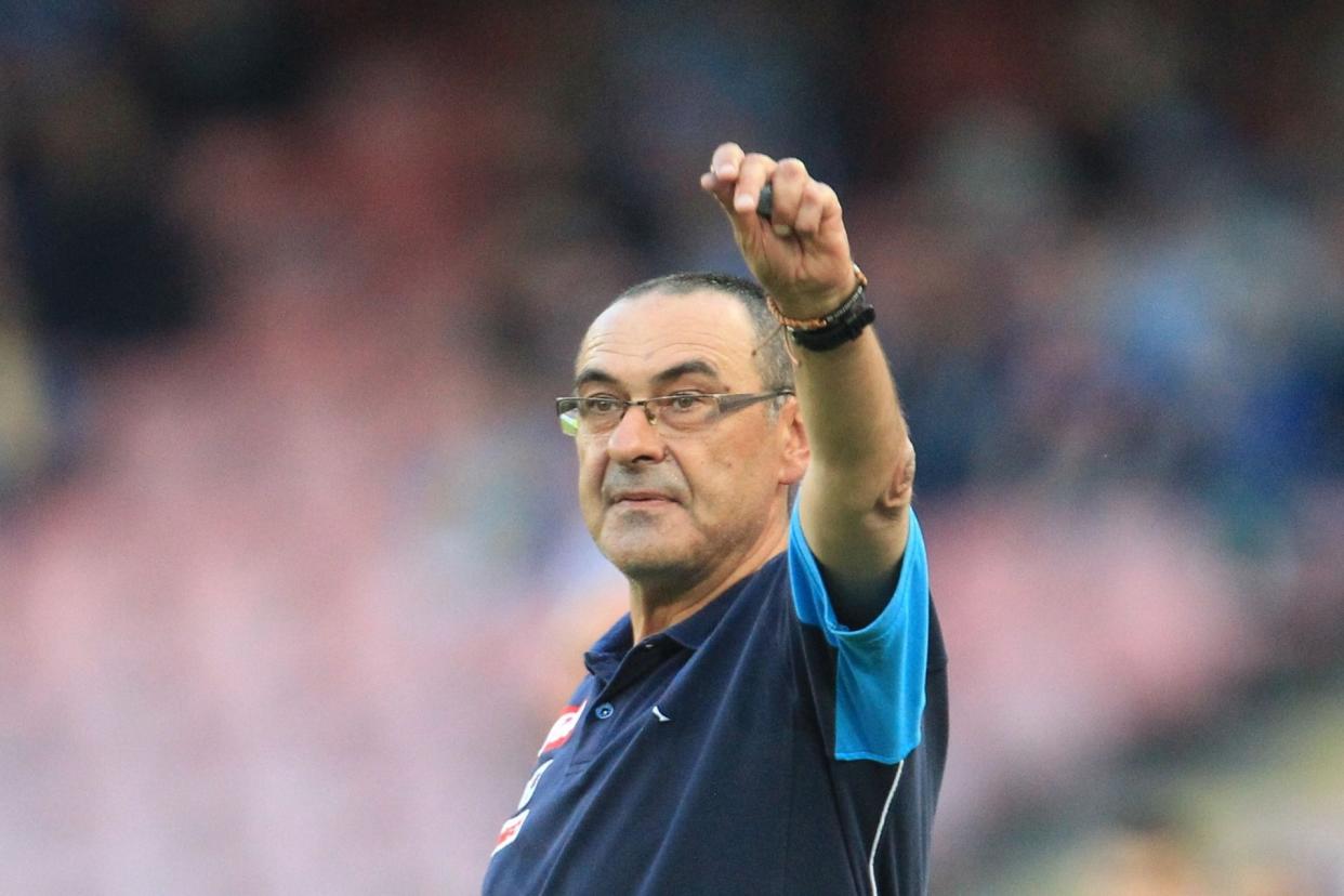 Chelsea target: Maurizio Sarri: AFP/Getty Images