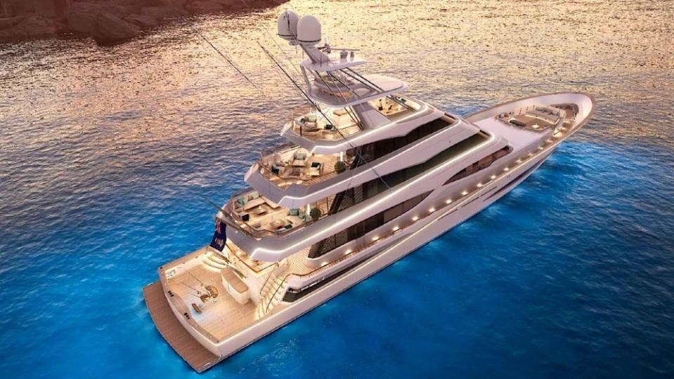 The world's largest sportfishing superyacht.