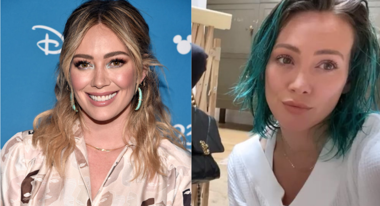 Hilary Duff treats her newly-dyed locks with a celeb-approved hair masque. (Image via Getty Images/Instagram). 