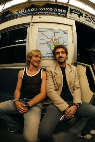 <p>Brayten Bowers</p> Ross and Rocky Lynch of The Driver Era