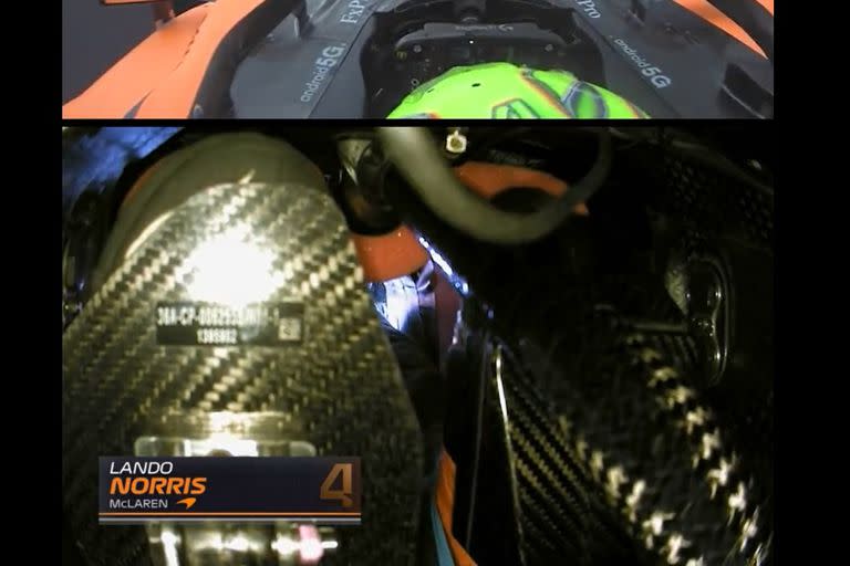 La innovación de la cámara en el auto de Lando Norris