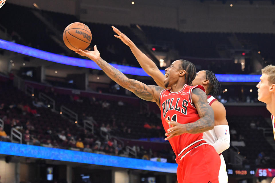 芝加哥公牛新成員DeMar DeRozan。（Photo by Jason Miller/Getty Images）