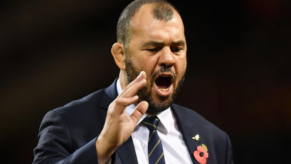 Wallabies coach Michael Cheika is facing mounting pressure. Pic: Getty